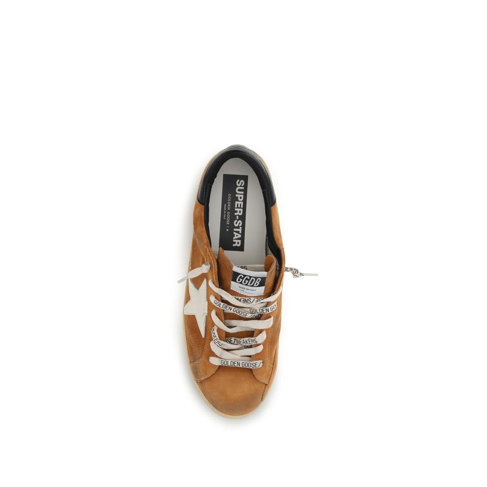 Baskets basses Bos Taurus en cuir de veau marron Golden Goose