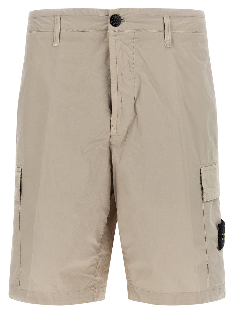 Shorts Bermuda Stone Island en Coton Gris