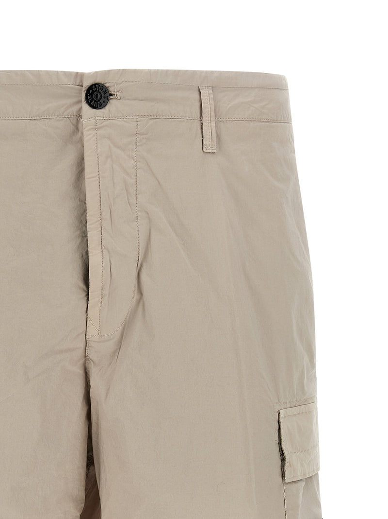 Shorts Bermuda Stone Island en Coton Gris