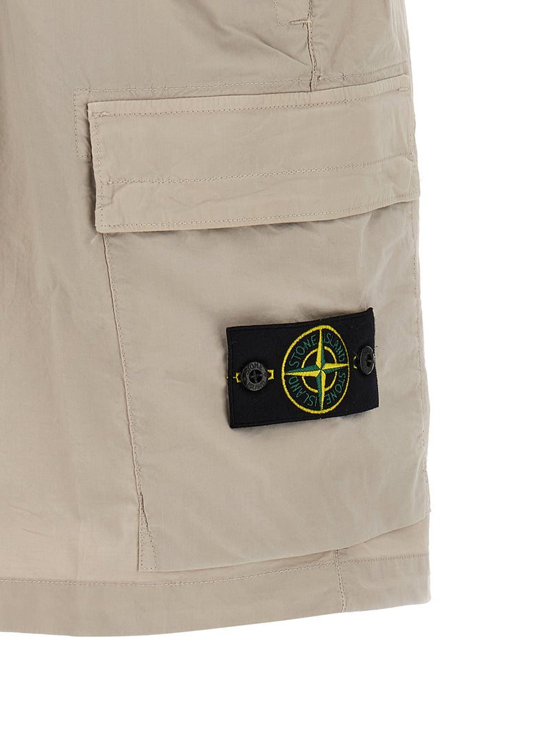 Shorts Bermuda Stone Island en Coton Gris