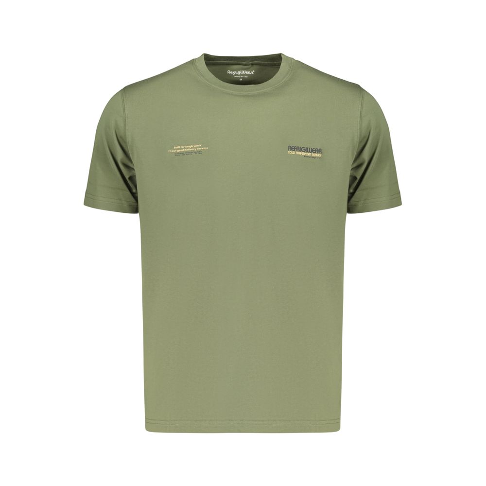T-shirt vert en coton Refrigiwear pour homme