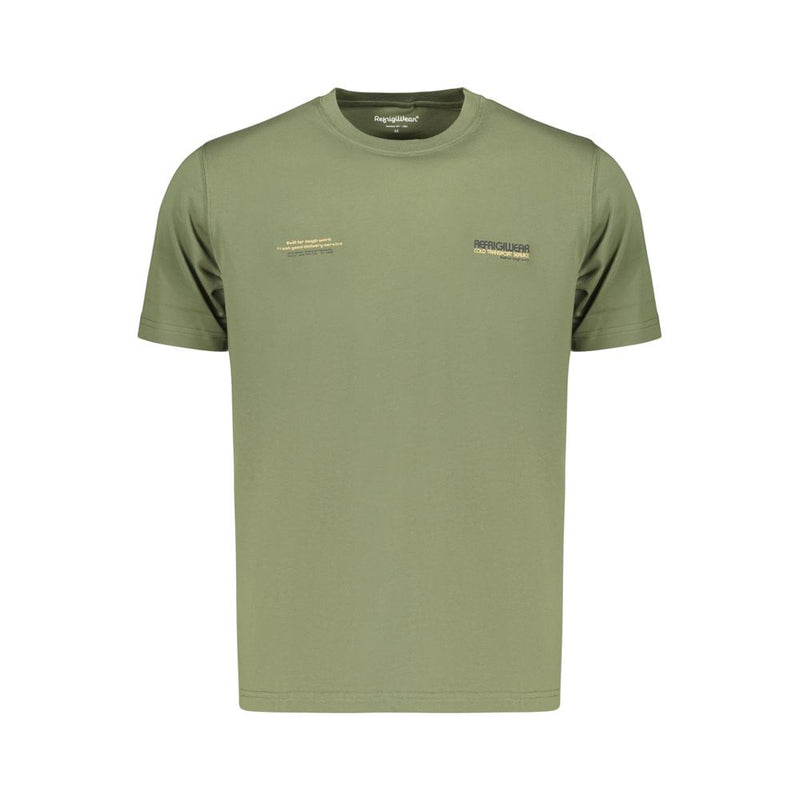 T-shirt vert en coton Refrigiwear pour homme