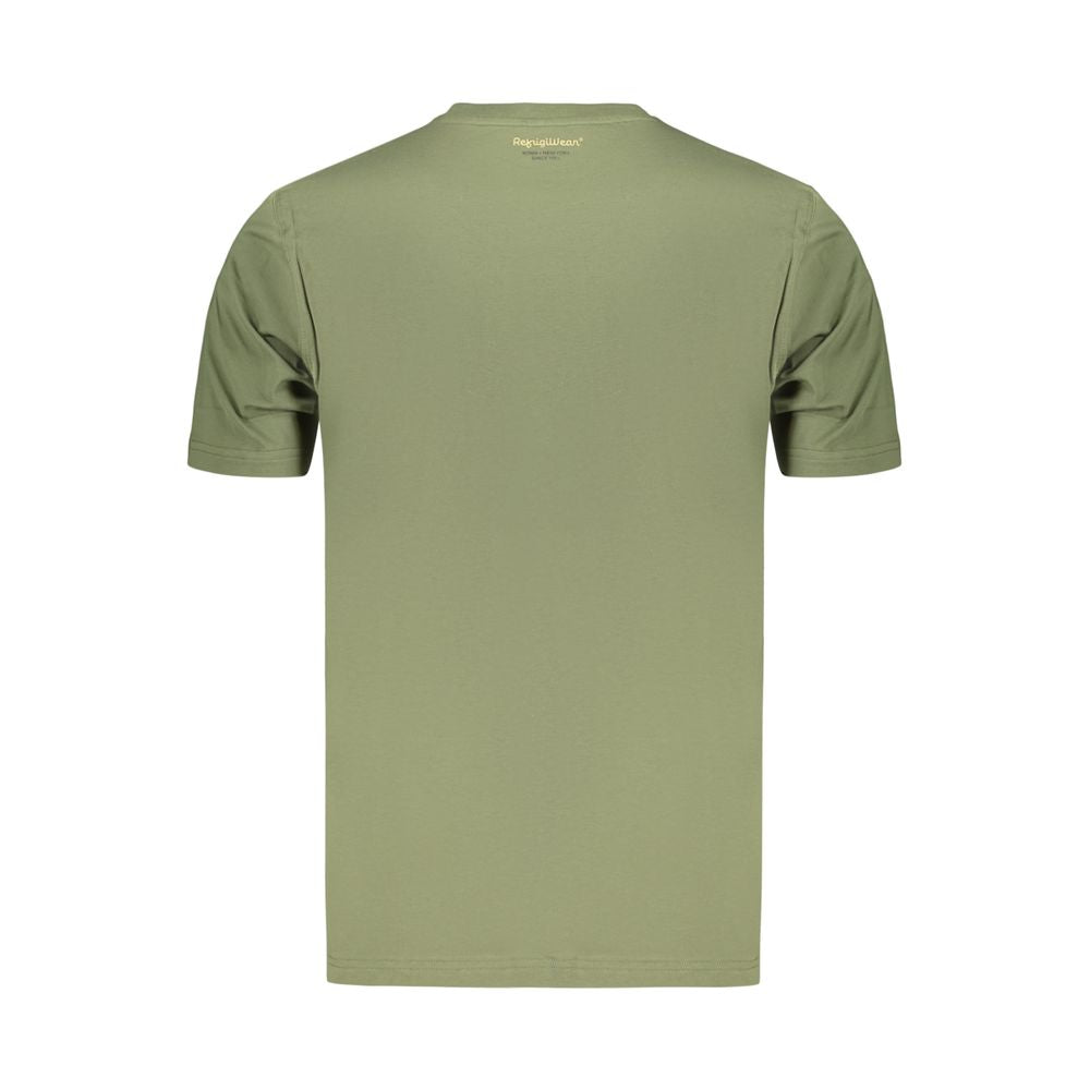 T-shirt vert en coton Refrigiwear pour homme