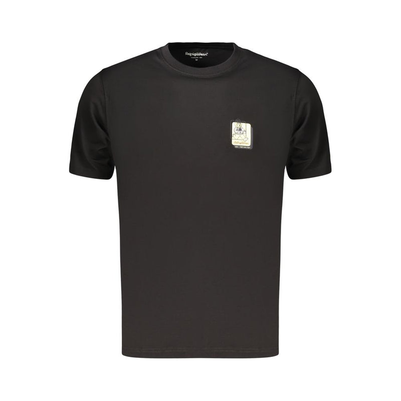 T-shirt pour homme en coton noir Refrigiwear