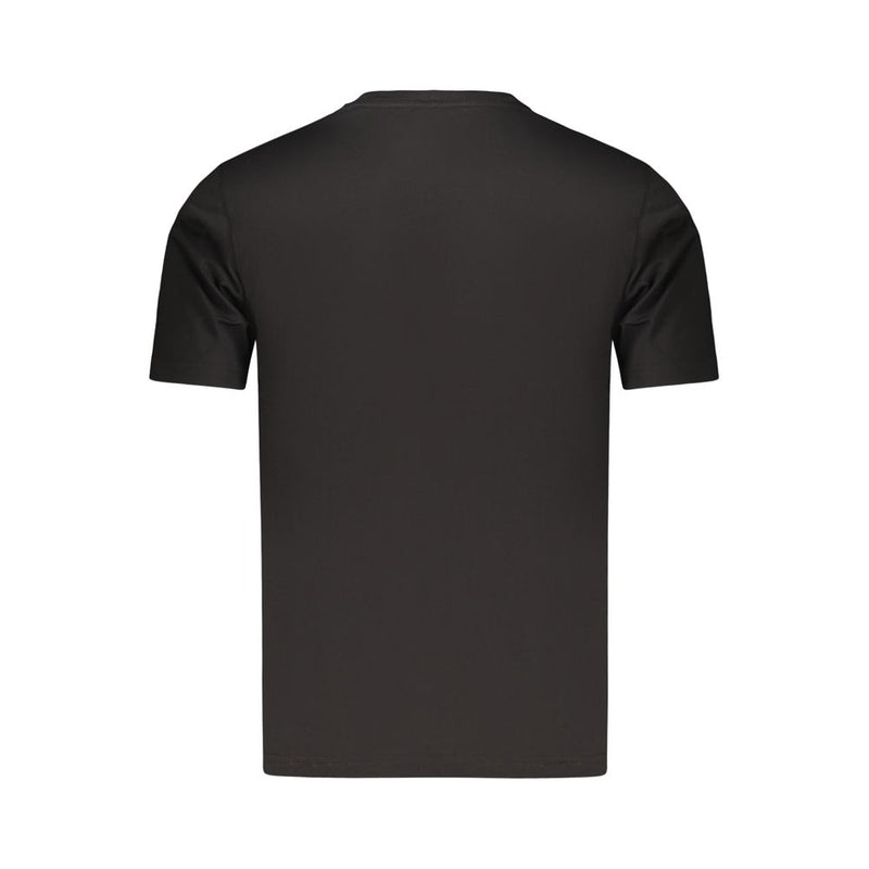 T-shirt pour homme en coton noir Refrigiwear