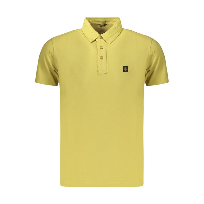 Polo homme Refrigiwear en coton jaune