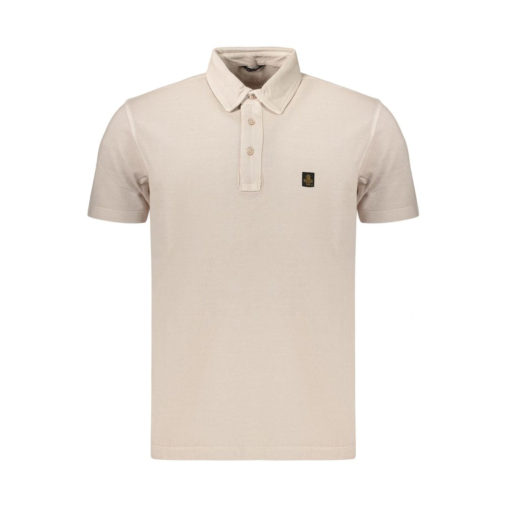 Polo homme Refrigiwear en coton beige