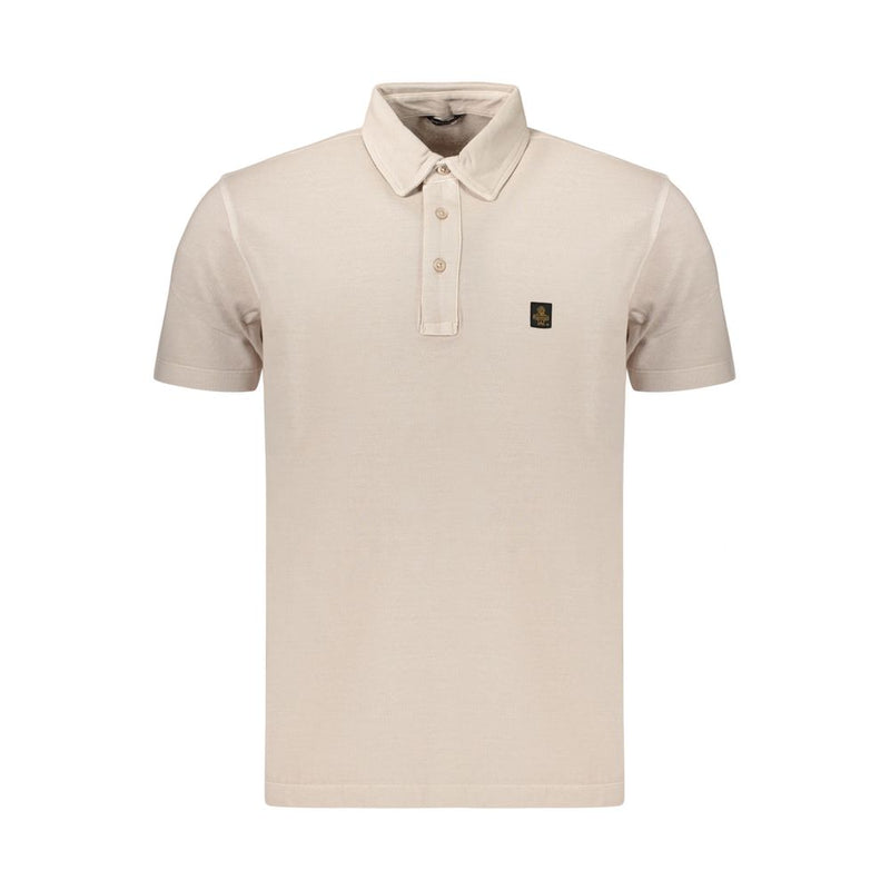 Polo homme Refrigiwear en coton beige
