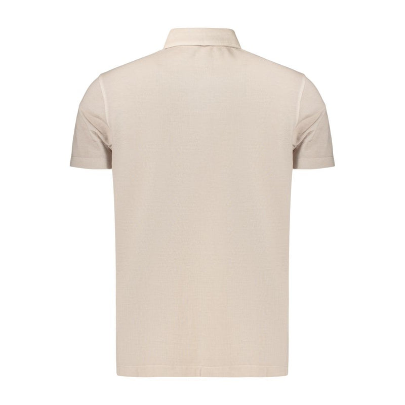 Polo homme Refrigiwear en coton beige