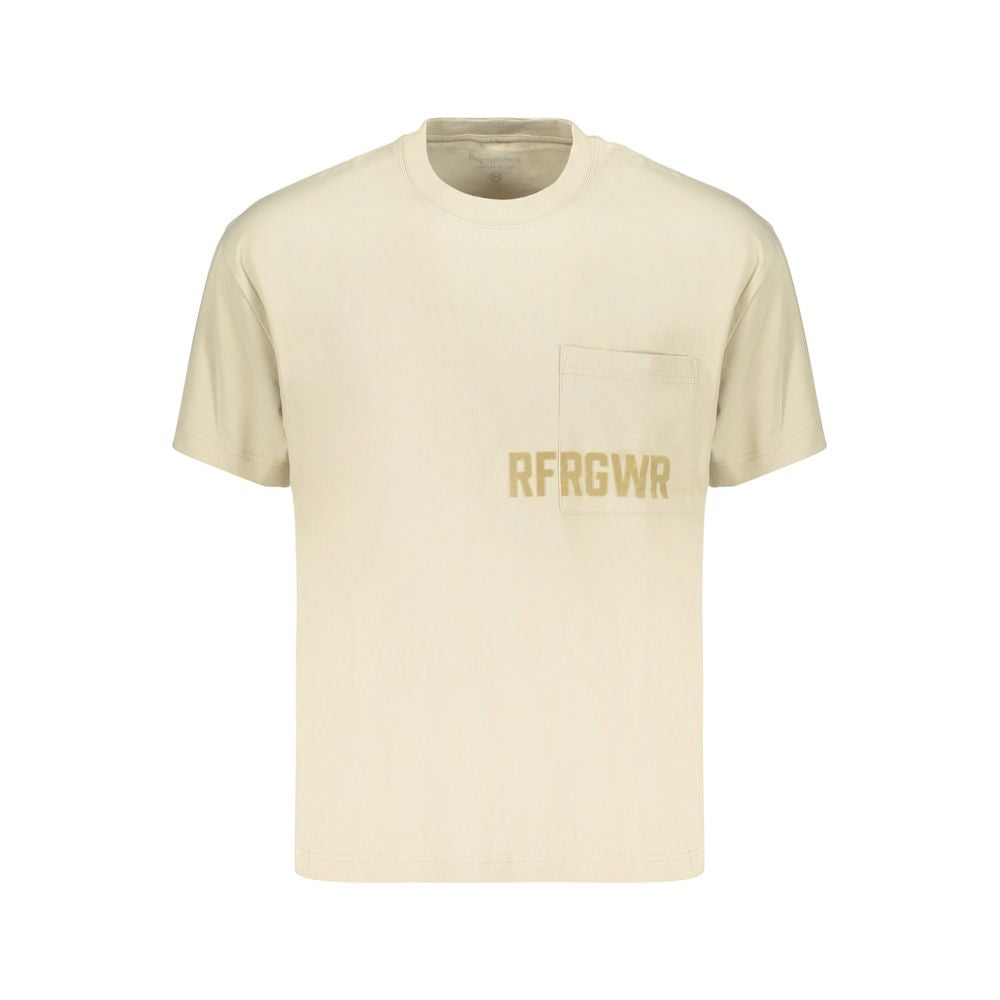 T-shirt en coton beige Refrigiwear pour homme