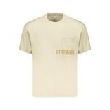 T-shirt en coton beige Refrigiwear pour homme