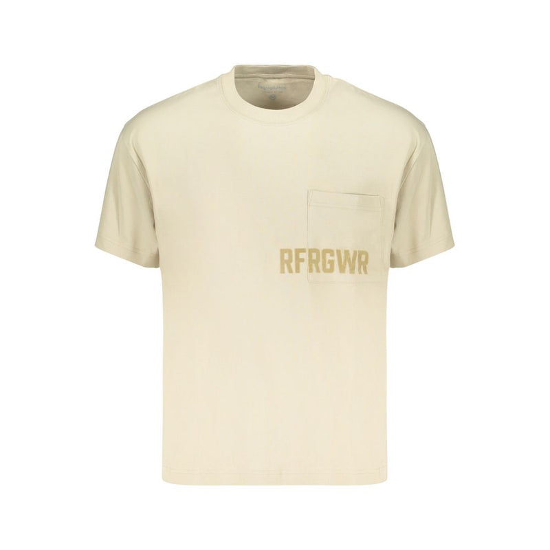T-shirt en coton beige Refrigiwear pour homme