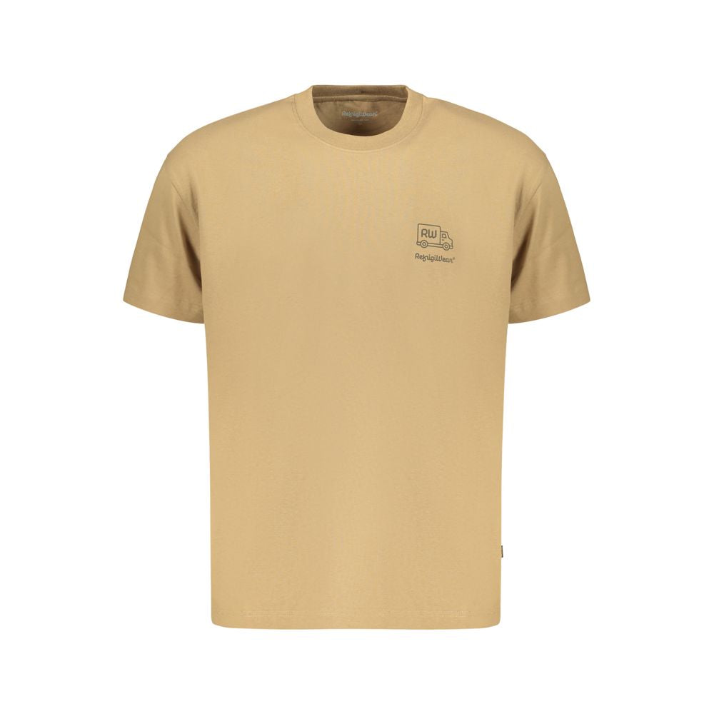 T-shirt Marron en Coton Refrigiwear pour Homme