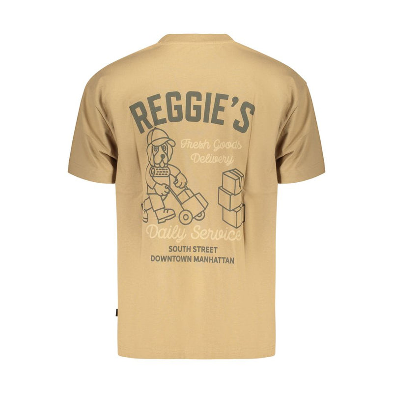 T-shirt Marron en Coton Refrigiwear pour Homme