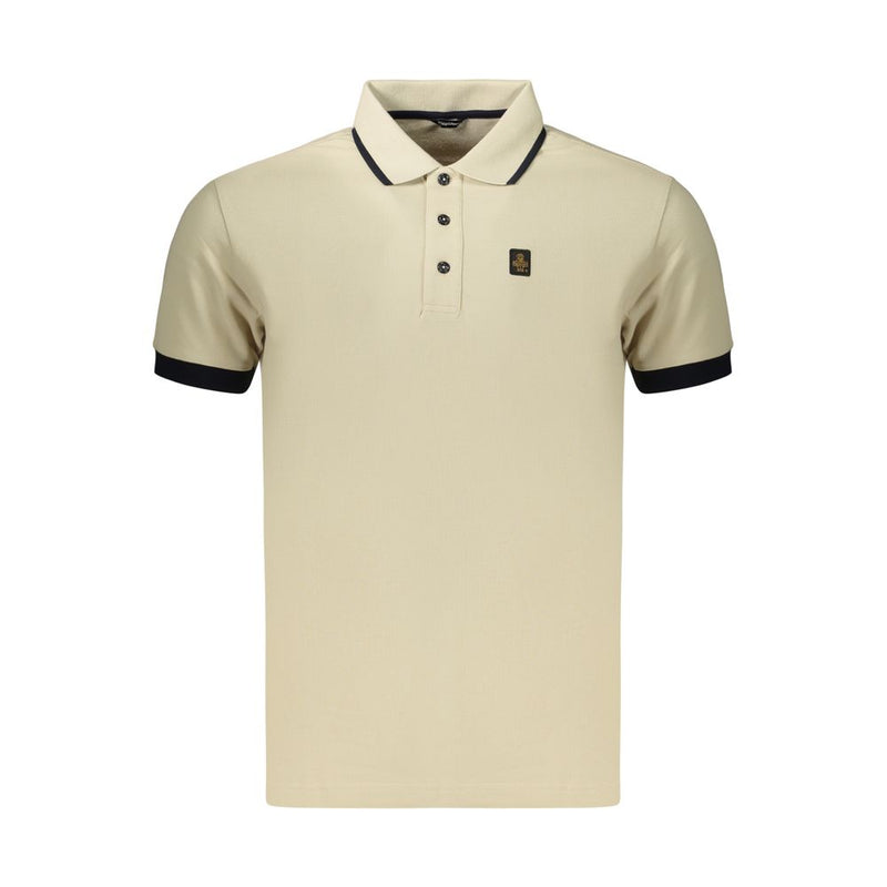 Polo Refrigiwear homme en coton beige