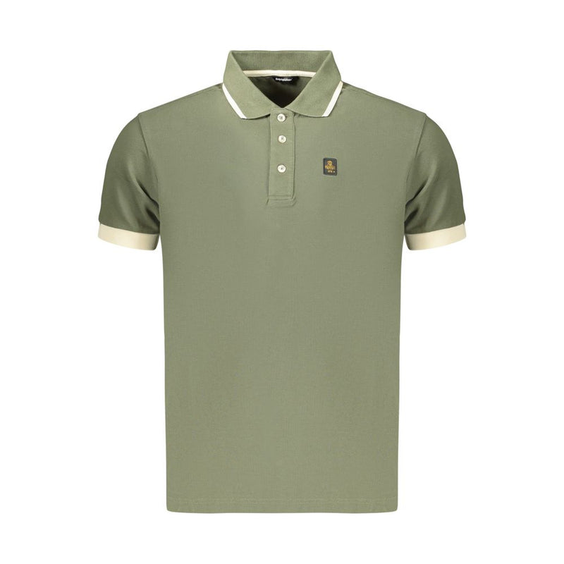 Polo Refrigiwear vert en coton pour homme