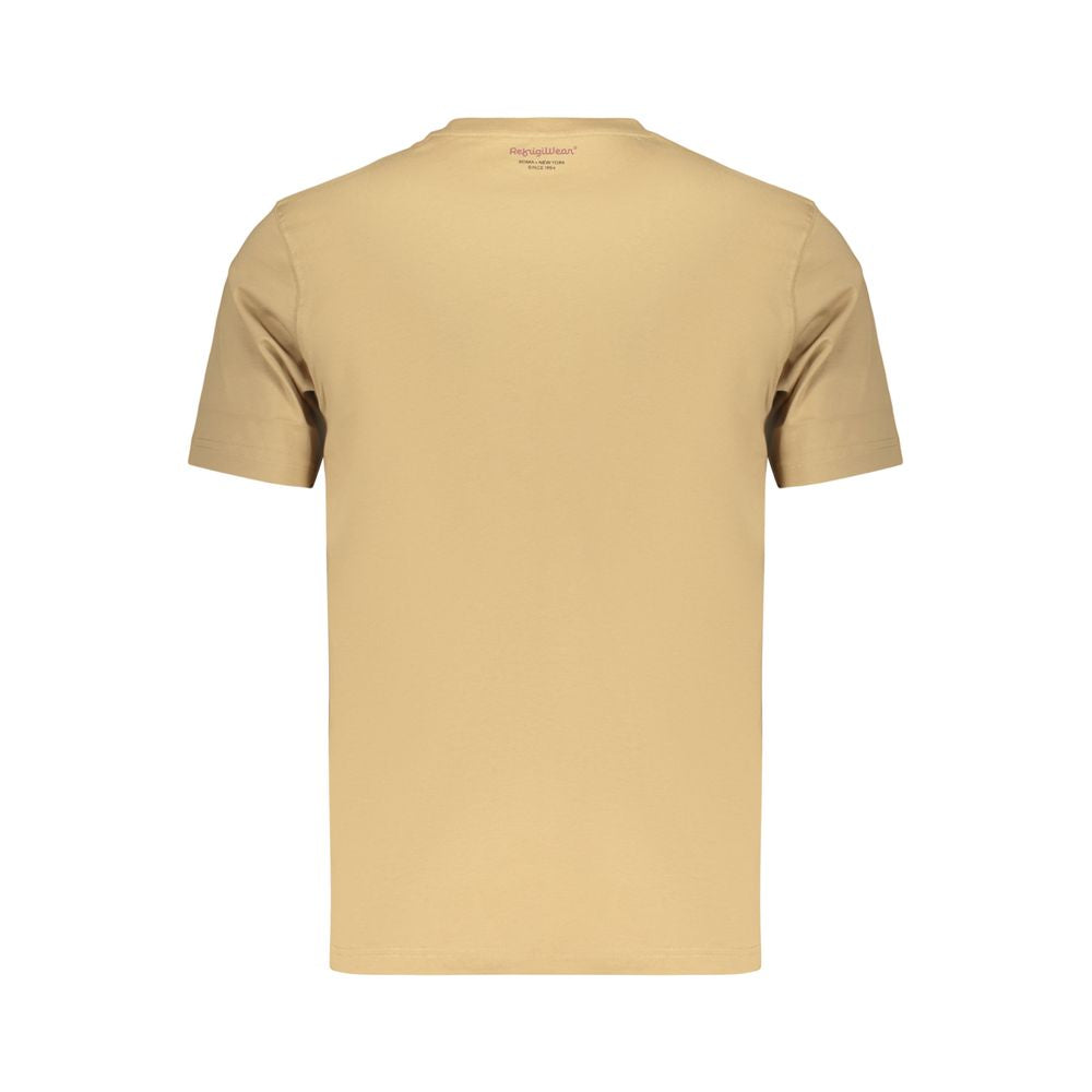 T-shirt marron en coton pour homme Refrigiwear
