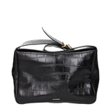 Sac bandoulière Jil Sander en cuir noir