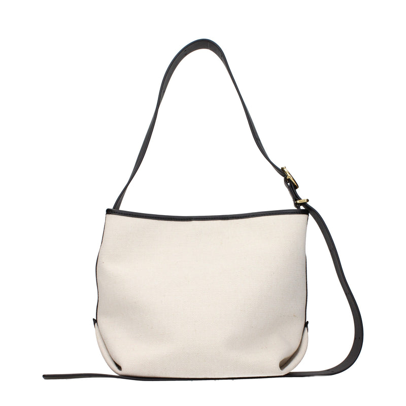 Sac bandoulière Jil Sander en tissu beige