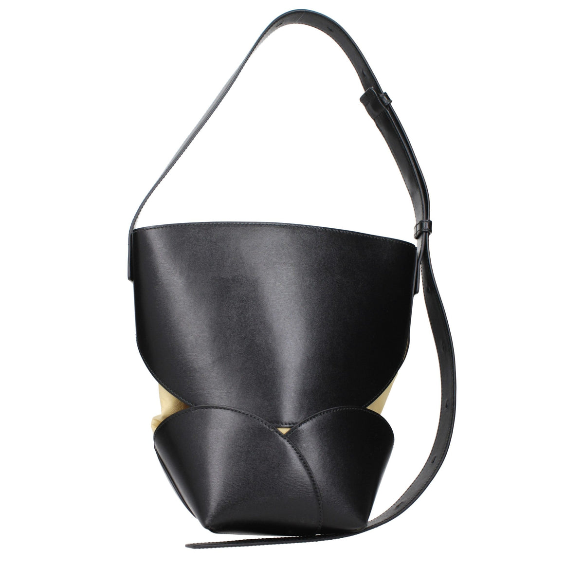 Sac bandoulière Jil Sander en cuir noir