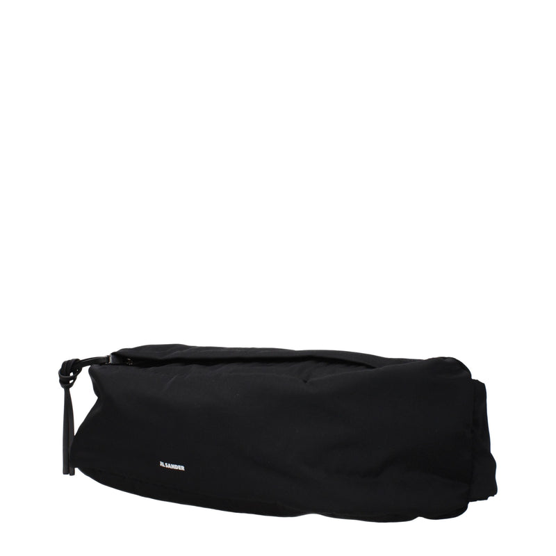 Sac à dos en tissu noir Jil Sander