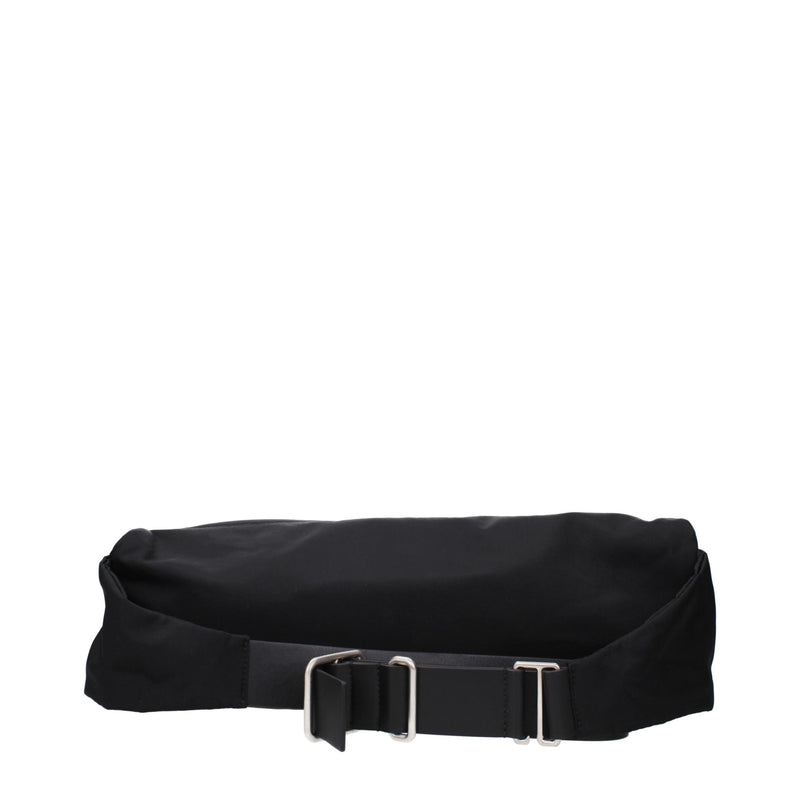 Sac à dos en tissu noir Jil Sander