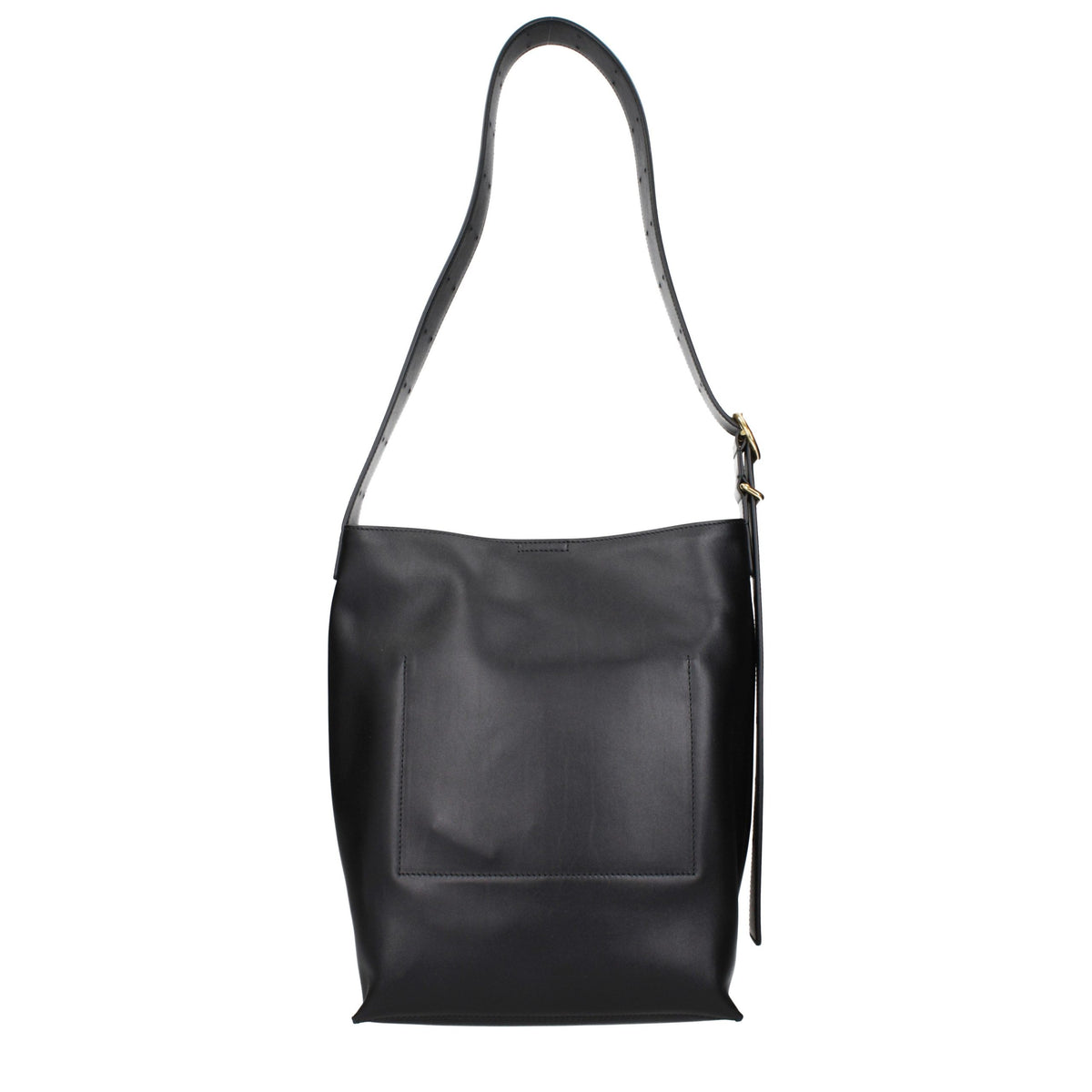 Sac bandoulière Jil Sander en cuir noir