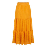 Jupe Femme en Polyester Orange Trussardi Jeans