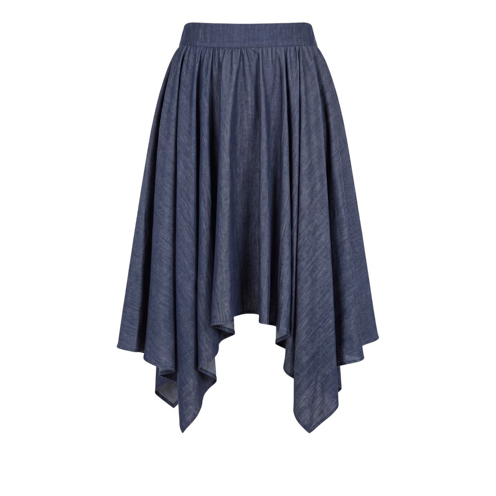 Trussardi Jeans Jupe en Jean Bleue pour Femme