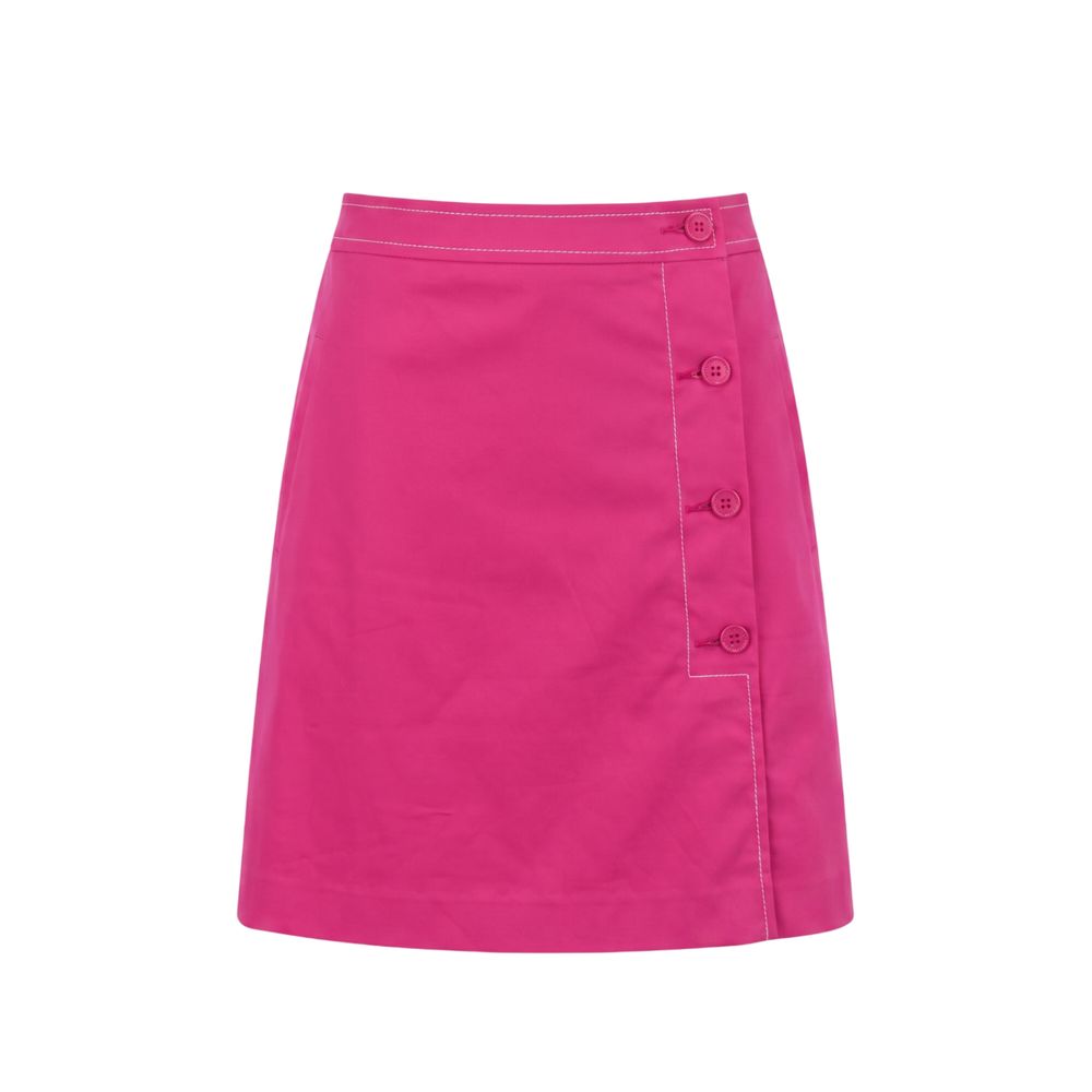 Trussardi Jeans Jupe en coton rose pour femme