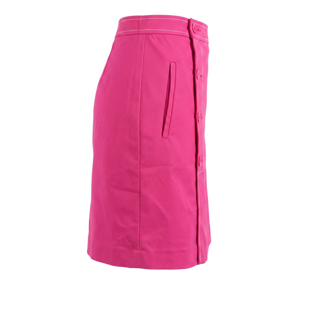 Trussardi Jeans Jupe en coton rose pour femme
