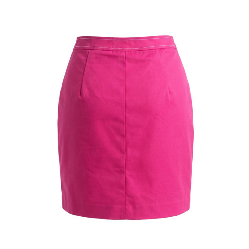 Trussardi Jeans Jupe en coton rose pour femme