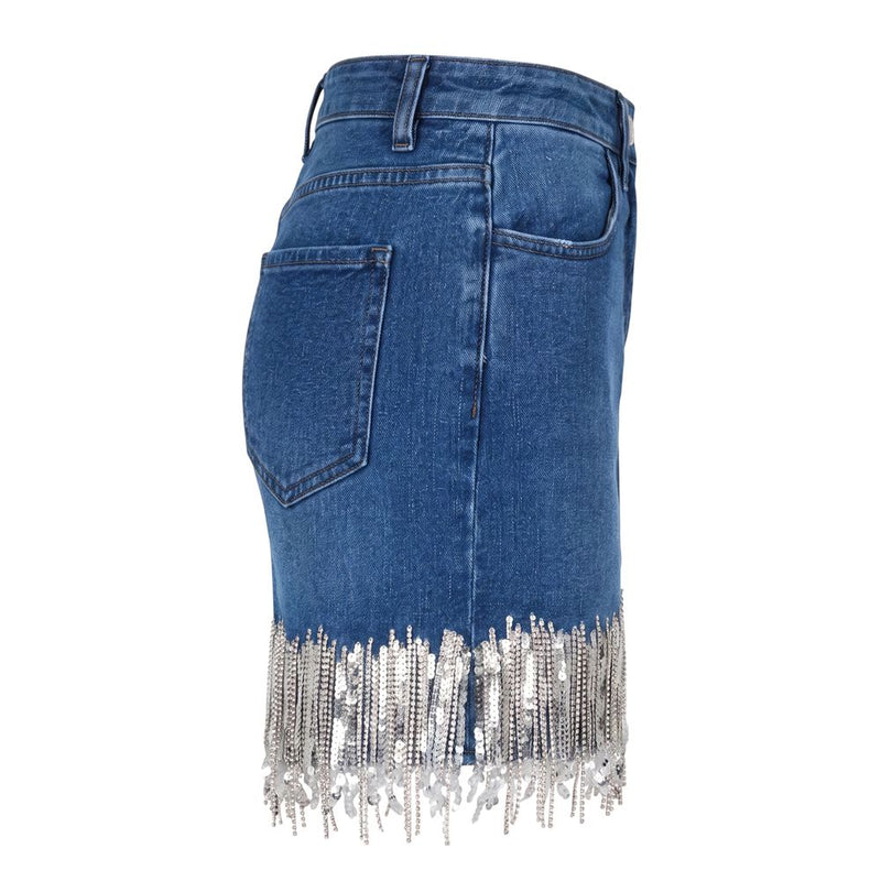Jupe en jean bleue Trussardi Jeans pour femme