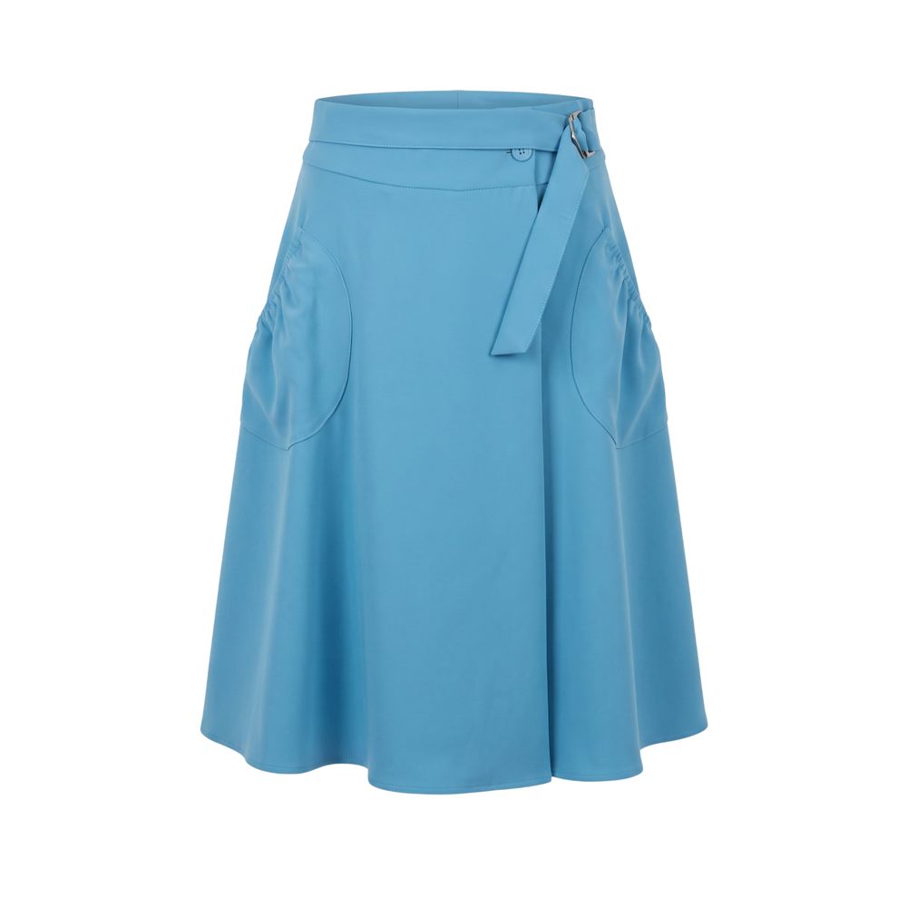 Jupe femme Trussardi Jeans en polyester bleu