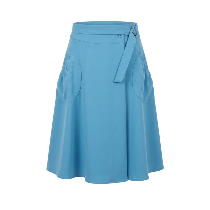 Jupe femme Trussardi Jeans en polyester bleu