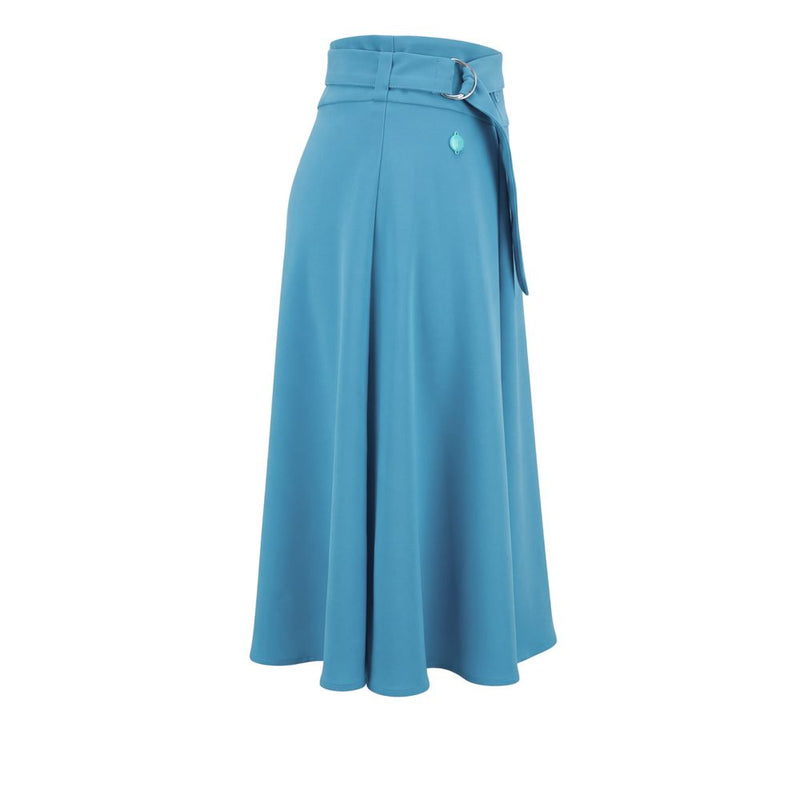 Jupe femme Trussardi Jeans en polyester bleu