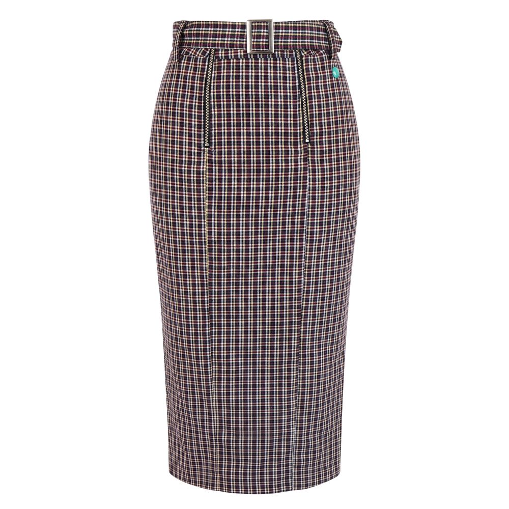 Jupe Femme Trussardi Jeans en Coton Noir