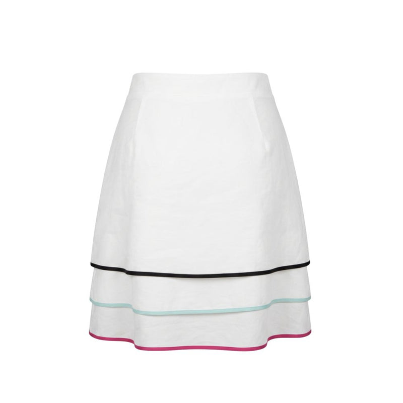 Jupe Trussardi Jeans Blanche en Viscose pour Femme