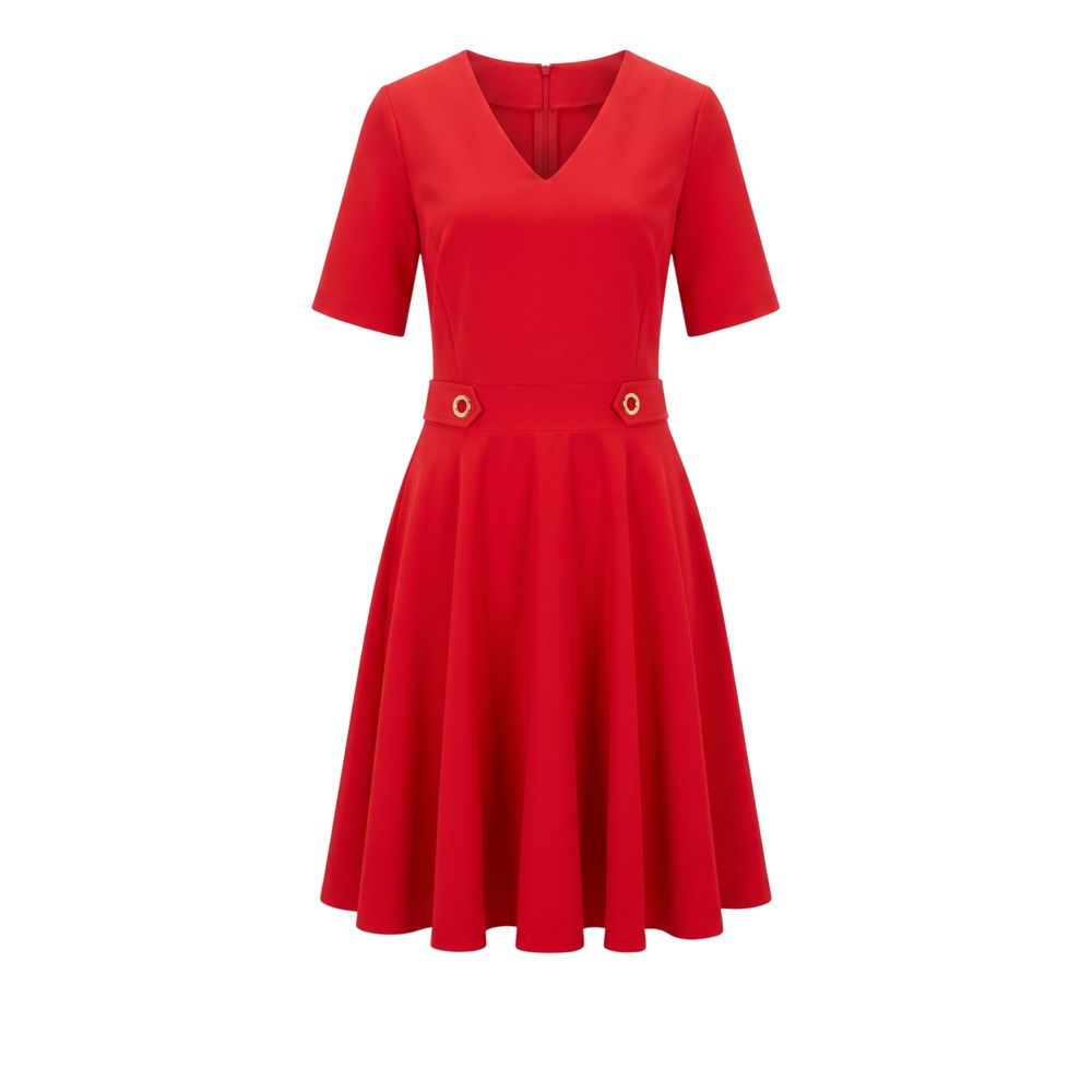 Robe Femme Trussardi Jeans Rouge Polyestere