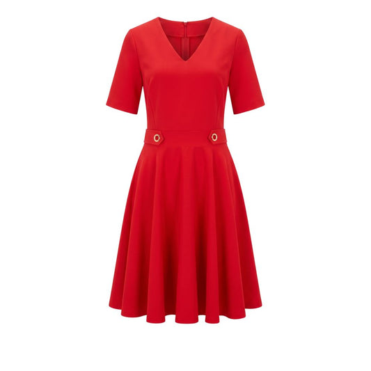 Robe Femme Trussardi Jeans Rouge Polyestere