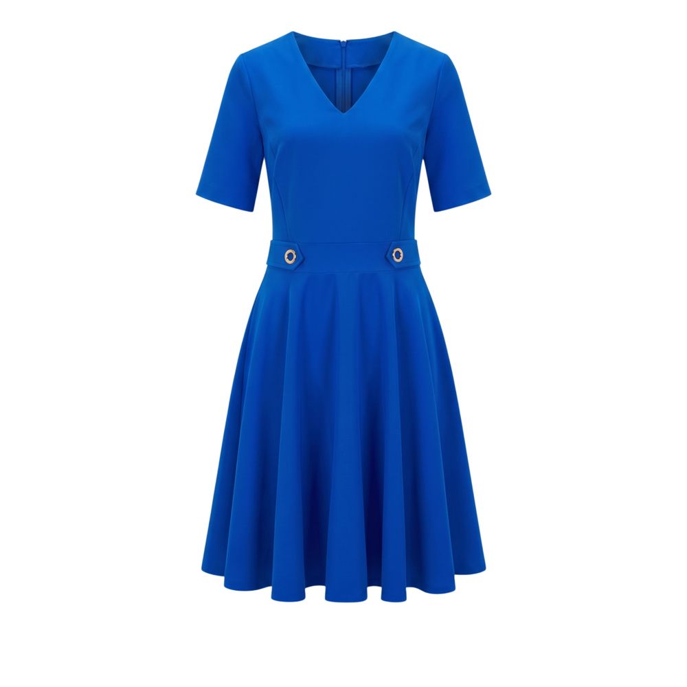 Robe Femme Trussardi Jeans Bleue en Polyester