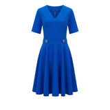 Robe Femme Trussardi Jeans Bleue en Polyester