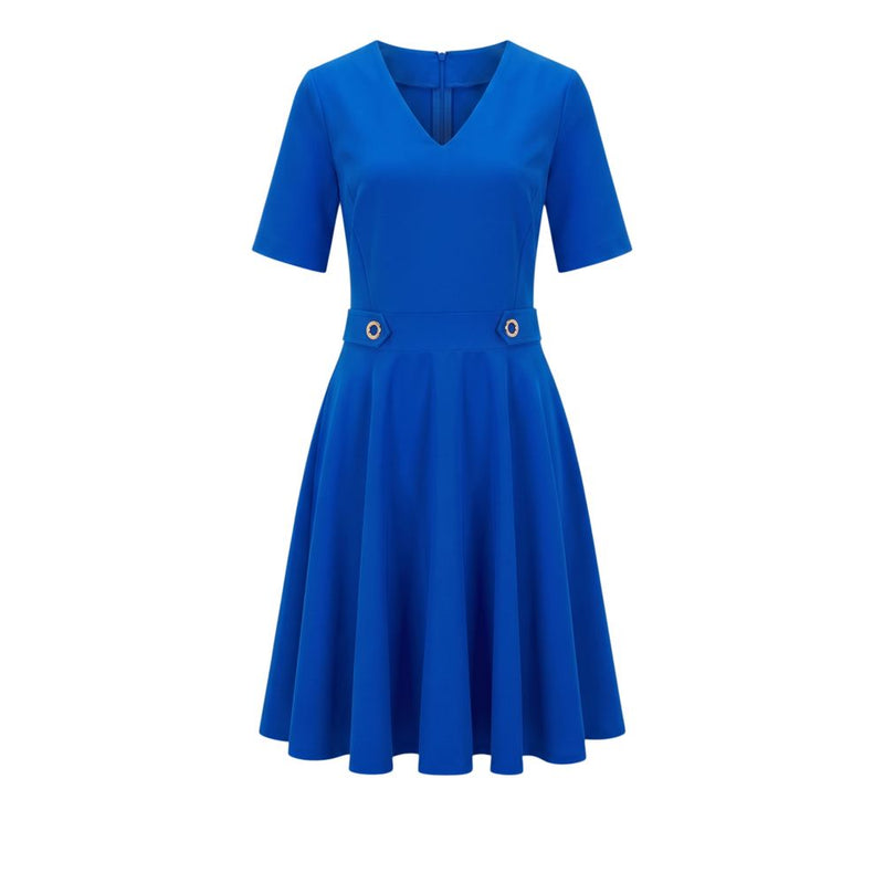 Robe Femme Trussardi Jeans Bleue en Polyester