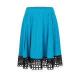 Jupe femme Trussardi en acétate bleu