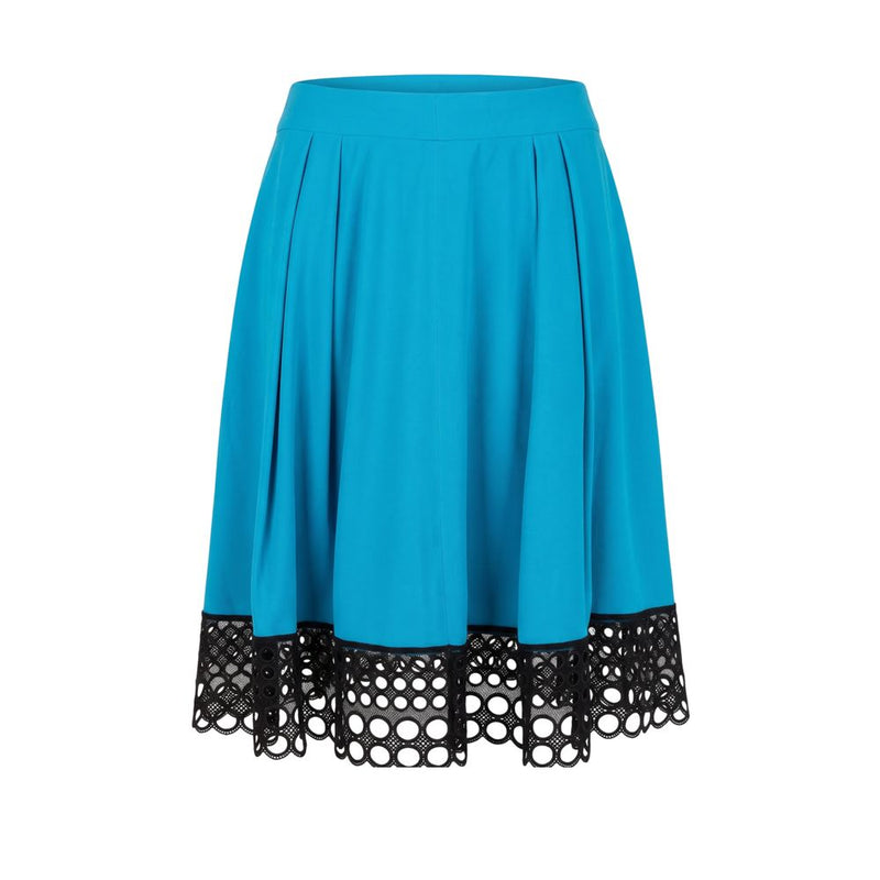 Jupe femme Trussardi en acétate bleu