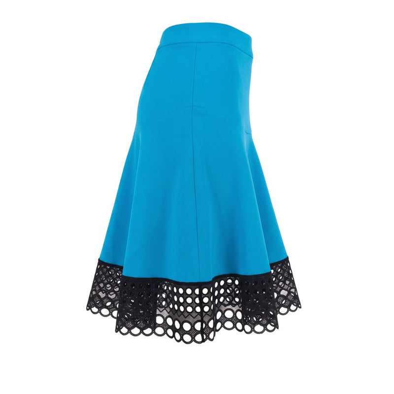 Jupe femme Trussardi en acétate bleu