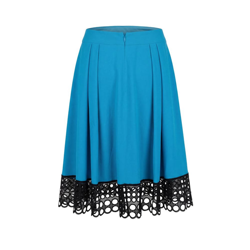 Jupe femme Trussardi en acétate bleu