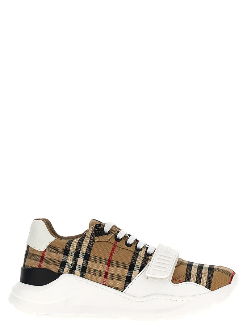 Baskets de sport Burberry en coton beige