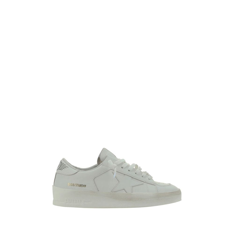 Baskets Golden Goose en chèvre blanc