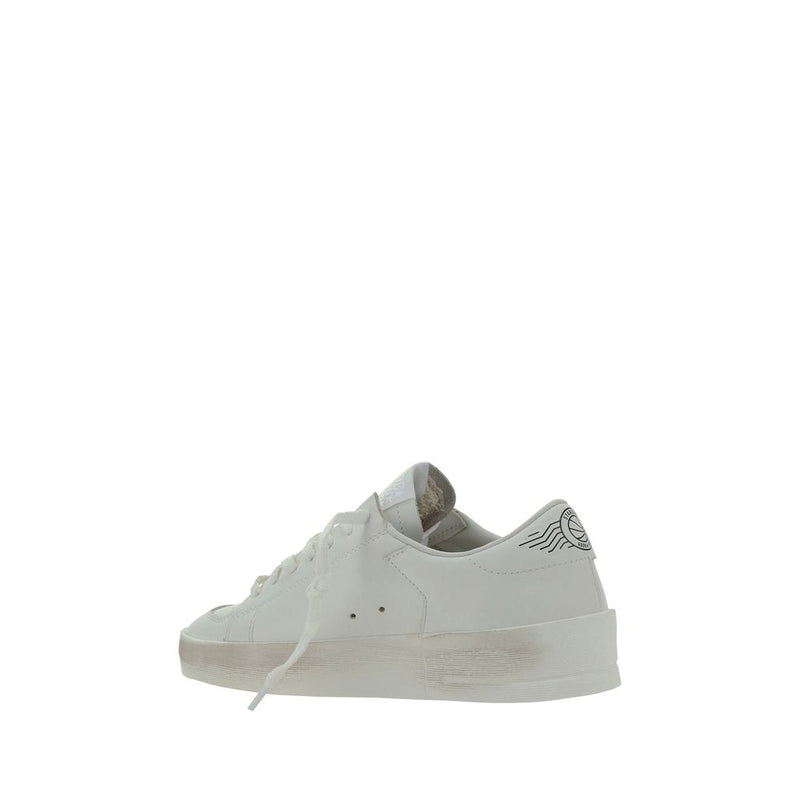 Baskets Golden Goose en chèvre blanc